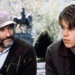 Robin Williams, left, and Matt Damon in ?Good Will Hunting.? It is the one-year anniversary of Williams? death.